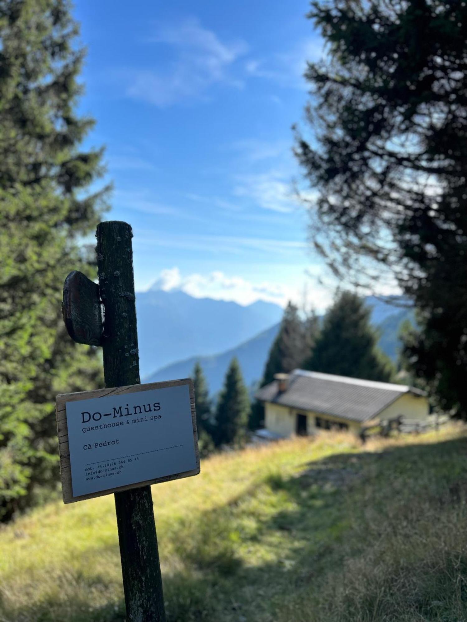 Do-Minus Boutique Home & Private Spa Ca Pedrot Mountain Cottage Monte Carasso Eksteriør billede